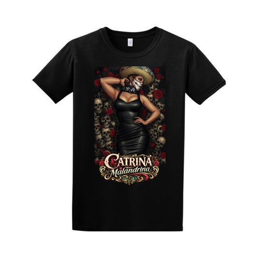 Catrina Roses Black T-shirt