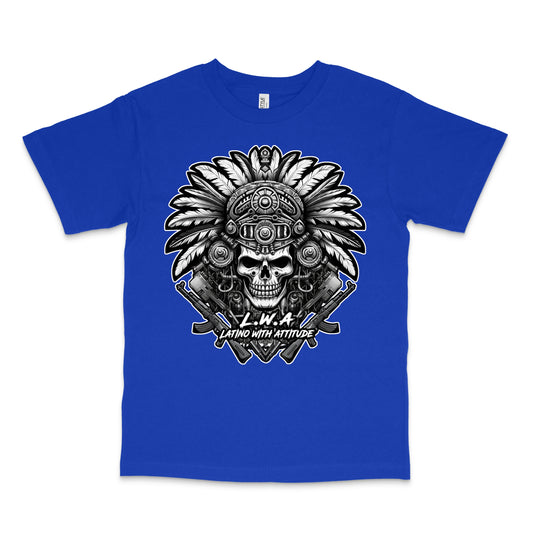 Latino With Attitude Royal Blue T-shirt