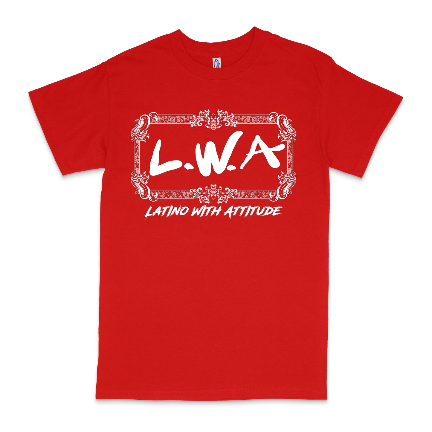 Latino With Attitude Bandana Red T-shirt