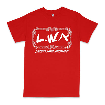 Latino With Attitude Bandana Red T-shirt