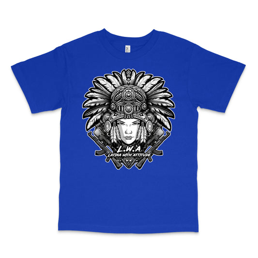 Latina With Attitude Royal Blue T-shirt