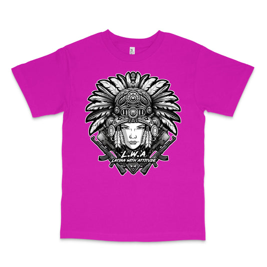 Latina With Attitude Hot Pink T-shirt